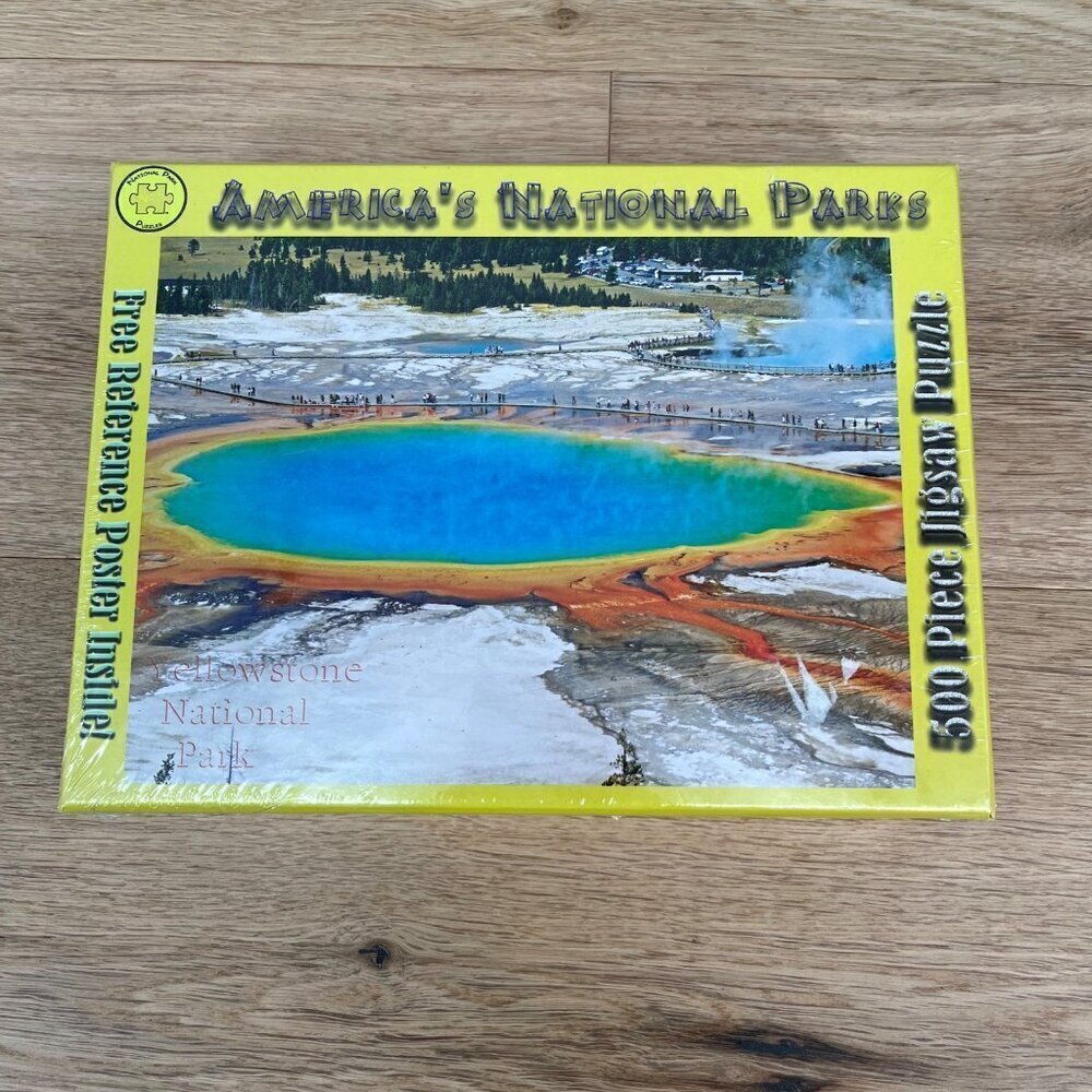 Americas National Parks 500 Piece Jigsaw Puzzle Yellowstone Spring NEW SEALED
